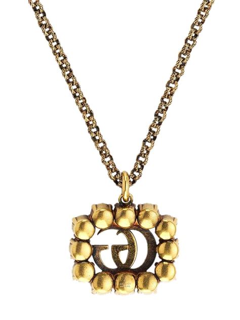 gucci 1973 double g necklace|gucci chain necklace dupe.